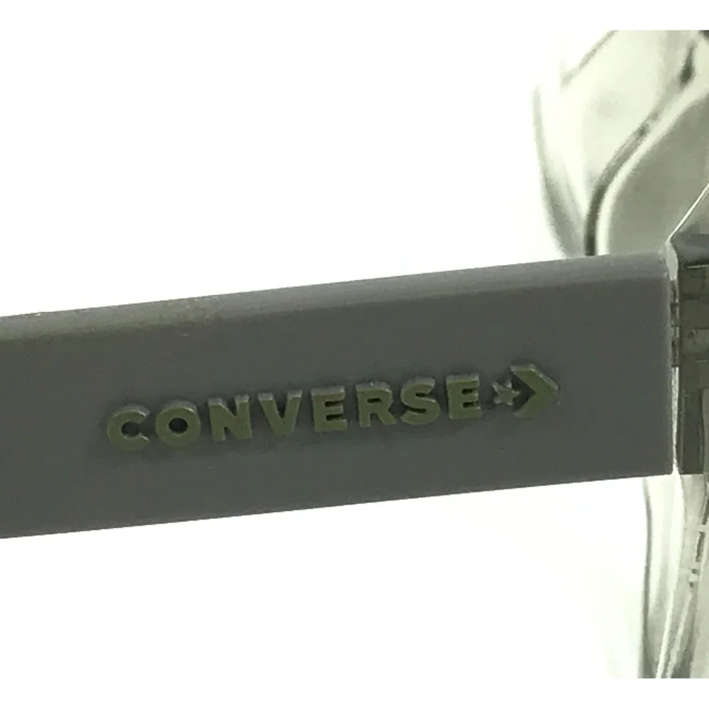 Converse Eyeglasses Frames CV5018 331 Transparent Green Round Full Rim 49-20-145